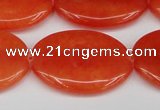 CCN3986 15.5 inches 30*40mm oval candy jade beads wholesale