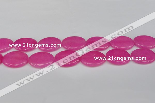 CCN3987 15.5 inches 30*40mm oval candy jade beads wholesale