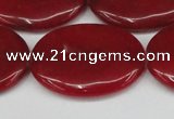 CCN3989 15.5 inches 30*40mm oval candy jade beads wholesale