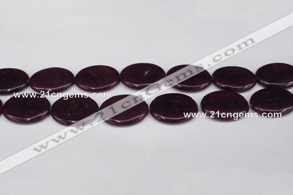 CCN3992 15.5 inches 30*40mm oval candy jade beads wholesale