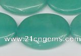 CCN3993 15.5 inches 30*40mm oval candy jade beads wholesale