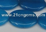 CCN3994 15.5 inches 30*40mm oval candy jade beads wholesale