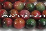 CCN4003 15 inches 10mm faceted round candy jade beads wholesale