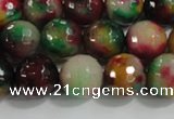 CCN4012 15 inches 10mm faceted round candy jade beads wholesale