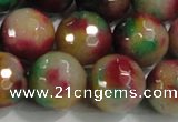 CCN4015 15 inches 16mm faceted round candy jade beads wholesale