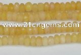 CCN4105 15.5 inches 2*4mm faceted rondelle candy jade beads