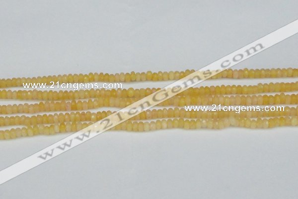 CCN4105 15.5 inches 2*4mm faceted rondelle candy jade beads