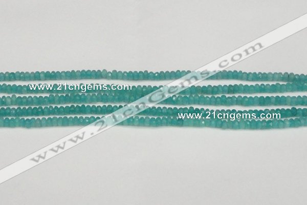 CCN4106 15.5 inches 2*4mm faceted rondelle candy jade beads