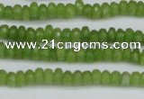 CCN4108 15.5 inches 2*4mm faceted rondelle candy jade beads