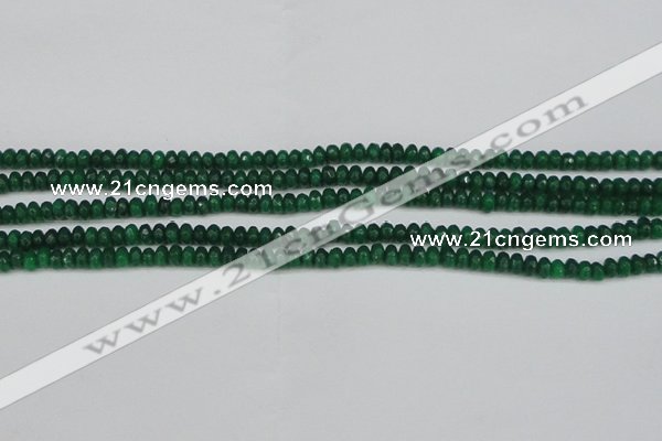 CCN4110 15.5 inches 2*4mm faceted rondelle candy jade beads