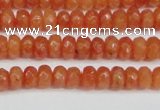 CCN4121 15.5 inches 4*6mm faceted rondelle candy jade beads