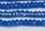 CCN4135 15.5 inches 4*6mm faceted rondelle candy jade beads