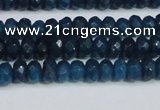 CCN4136 15.5 inches 4*6mm faceted rondelle candy jade beads