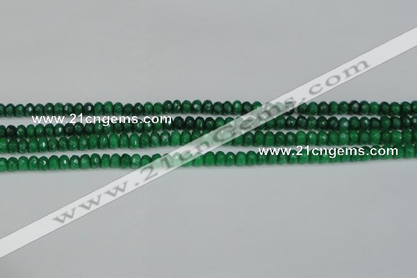 CCN4141 15.5 inches 4*6mm faceted rondelle candy jade beads