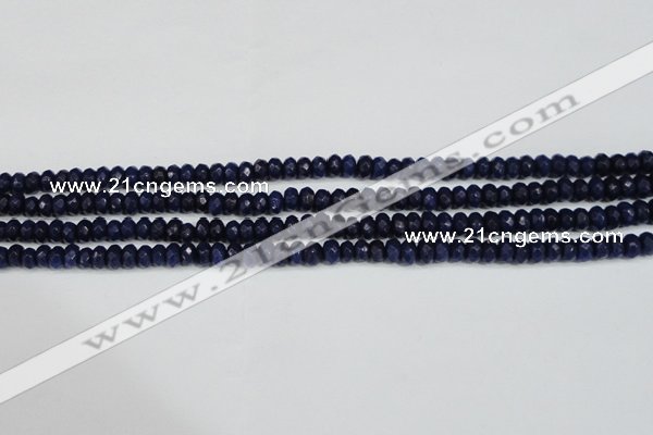 CCN4143 15.5 inches 4*6mm faceted rondelle candy jade beads