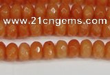 CCN4152 15.5 inches 5*8mm faceted rondelle candy jade beads