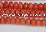 CCN4153 15.5 inches 5*8mm faceted rondelle candy jade beads