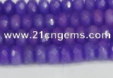 CCN4163 15.5 inches 5*8mm faceted rondelle candy jade beads