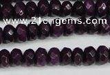 CCN4164 15.5 inches 5*8mm faceted rondelle candy jade beads