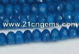 CCN4165 15.5 inches 5*8mm faceted rondelle candy jade beads