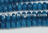 CCN4166 15.5 inches 5*8mm faceted rondelle candy jade beads