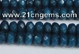 CCN4167 15.5 inches 5*8mm faceted rondelle candy jade beads