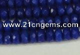 CCN4171 15.5 inches 5*8mm faceted rondelle candy jade beads