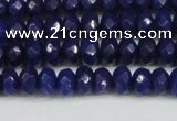 CCN4172 15.5 inches 5*8mm faceted rondelle candy jade beads