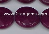 CCN4183 15.5 inches 20mm faceted coin candy jade beads wholesale