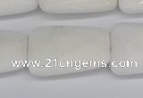 CCN4250 15.5 inches 18*25mm faceted trapezoid candy jade beads