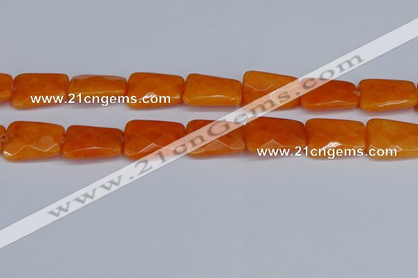 CCN4251 15.5 inches 18*25mm faceted trapezoid candy jade beads