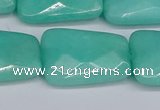 CCN4254 15.5 inches 18*25mm faceted trapezoid candy jade beads