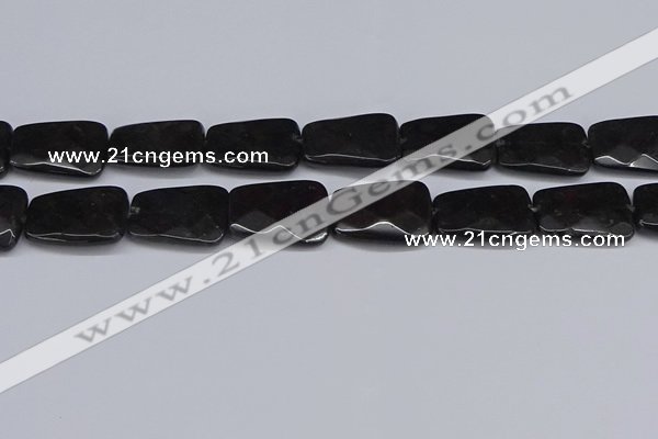CCN4258 15.5 inches 18*25mm faceted trapezoid candy jade beads