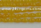 CCN4518 15.5 inches 4*6mm rice candy jade beads wholesale