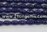 CCN4522 15.5 inches 4*6mm rice candy jade beads wholesale