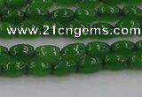 CCN4523 15.5 inches 4*6mm rice candy jade beads wholesale