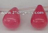 CCN465 15.5 inches Top-drilled 18*25mm teardrop candy jade beads