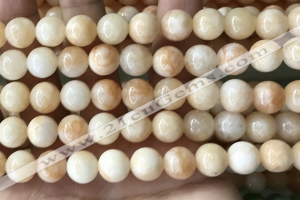 CCN5007 15.5 inches 8mm & 10mm round candy jade beads wholesale