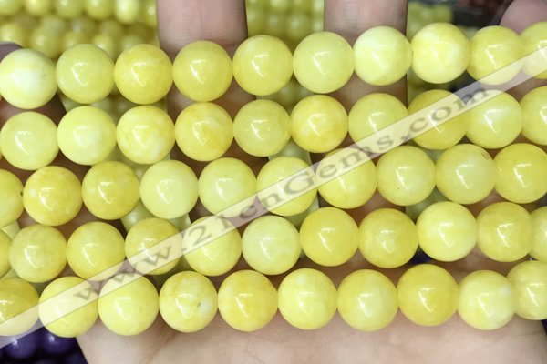 CCN5010 15.5 inches 8mm & 10mm round candy jade beads wholesale