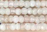 CCN5101 15 inches 3*4mm faceted rondelle candy jade beads