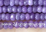 CCN5110 15 inches 3*4mm faceted rondelle candy jade beads