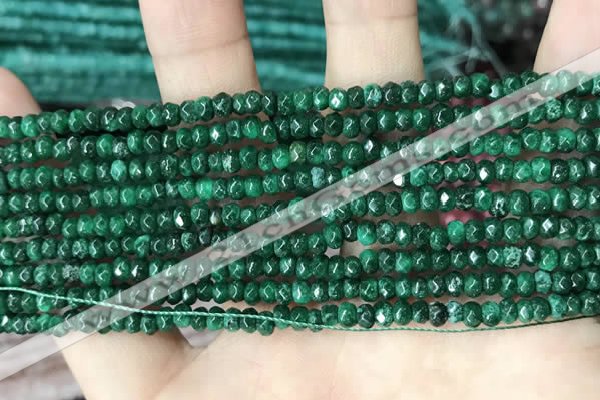 CCN5122 15 inches 3*4mm faceted rondelle candy jade beads