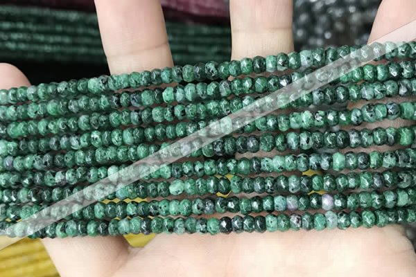 CCN5125 15 inches 3*4mm faceted rondelle candy jade beads