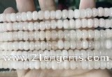 CCN5130 15 inches 5*8mm faceted rondelle candy jade beads