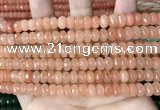 CCN5136 15 inches 5*8mm faceted rondelle candy jade beads