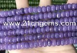 CCN5146 15 inches 5*8mm faceted rondelle candy jade beads