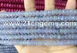 CCN5147 15 inches 5*8mm faceted rondelle candy jade beads