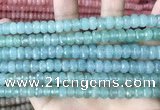 CCN5148 15 inches 5*8mm faceted rondelle candy jade beads