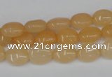 CCN515 15.5 inches 8*10mm oval candy jade beads wholesale