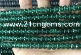 CCN5160 15 inches 5*8mm faceted rondelle candy jade beads